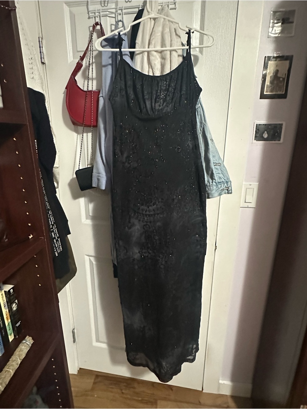 Navy sparkly Slip Dress